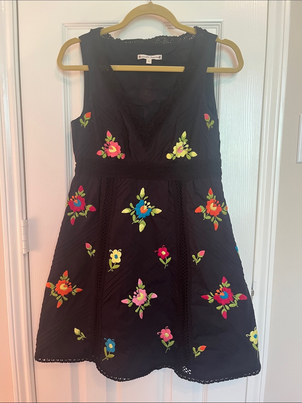 Nanette Lepore Floral Lace Fit & Flare Dress